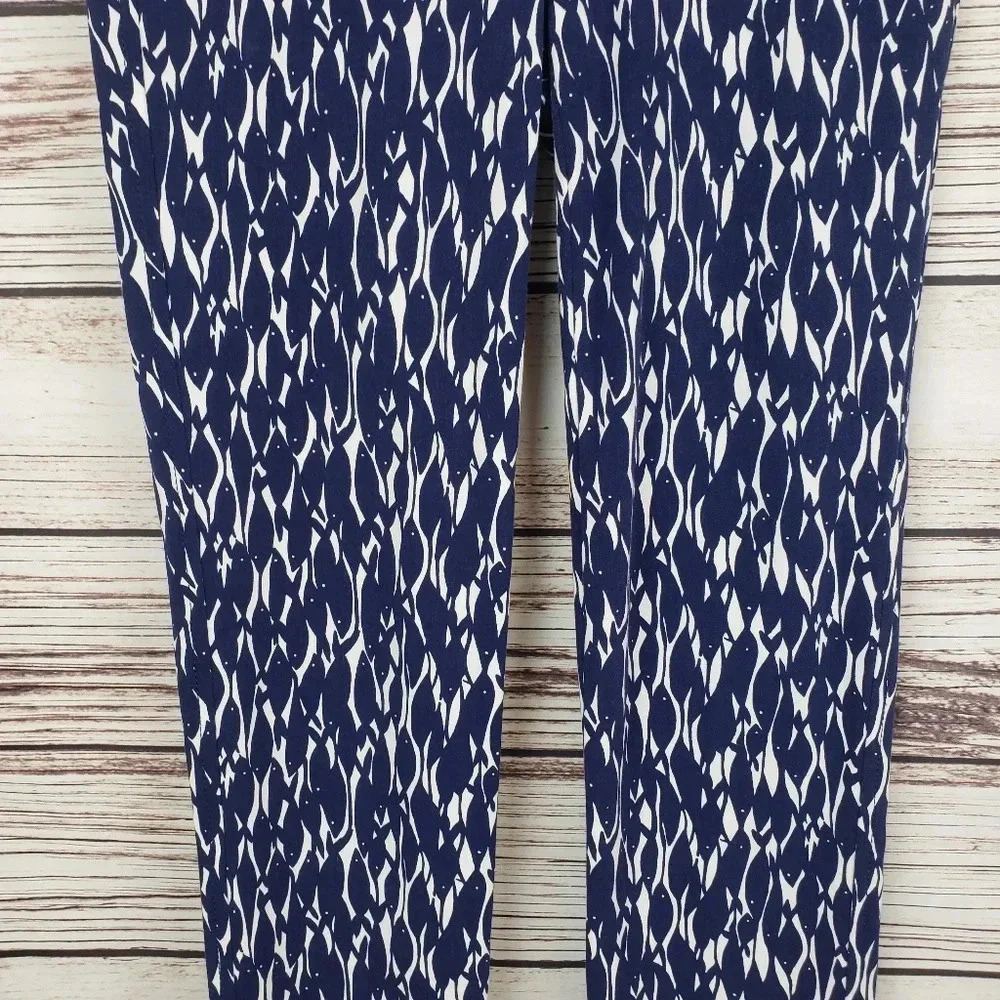 Lilly Pulitzer Sz 0 "New School" Crop Capri Pants - Picture 4 of 12